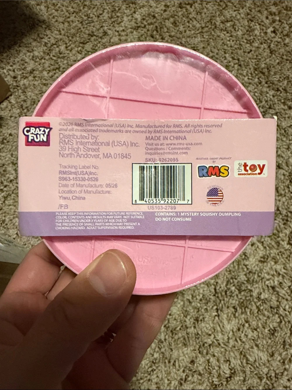 RMS Mystery Dumpling Cotton Candy Edition - Pink NEW scented